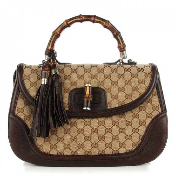 gucci bamboo top handle bag