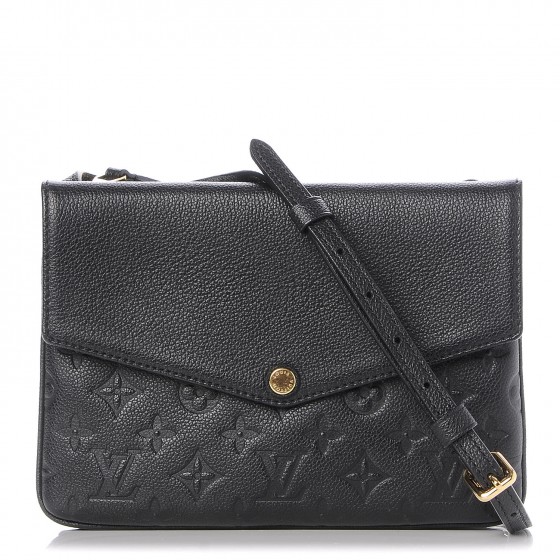 Louis Vuitton Empreinte Twice Bag - Black Crossbody Bags, Handbags