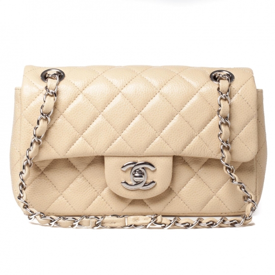 chanel mini beige