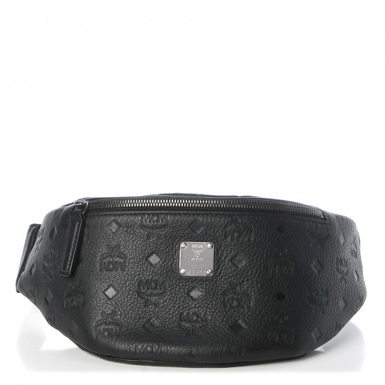 mcm waist bag black