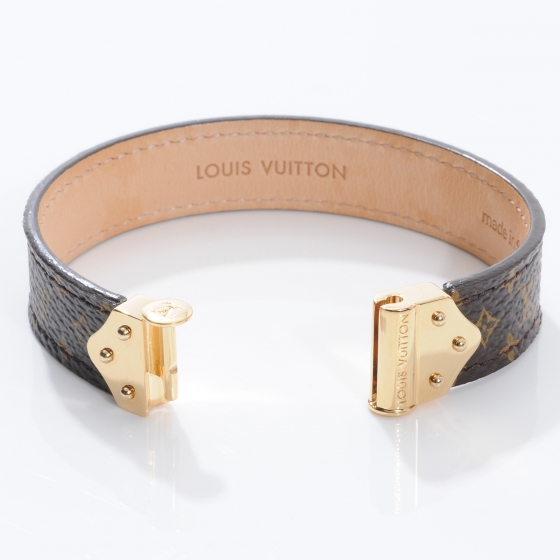 LOUIS VUITTON Monogram Nano Bracelet 17 42354 | FASHIONPHILE