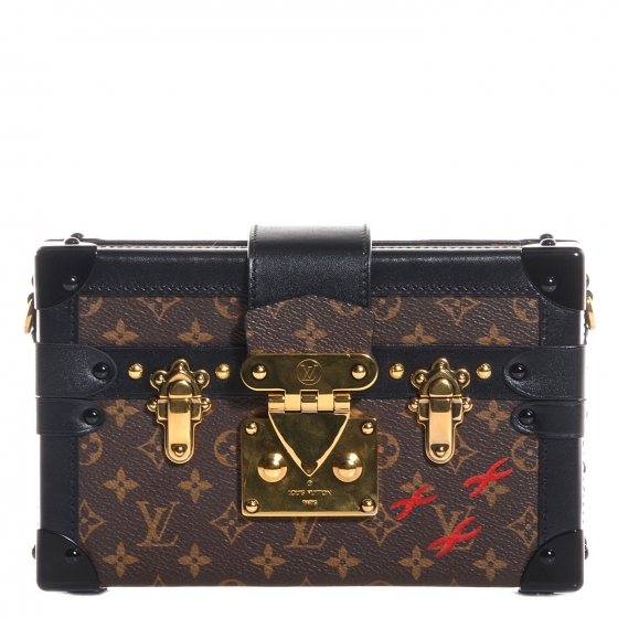 louis vuitton monogram petite malle black