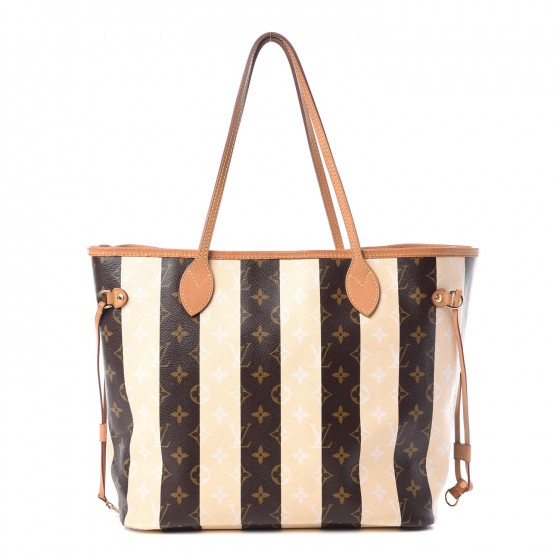 louis vuitton monogram rayures neverfull mm