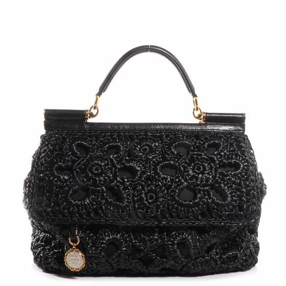 dolce gabbana crochet bag