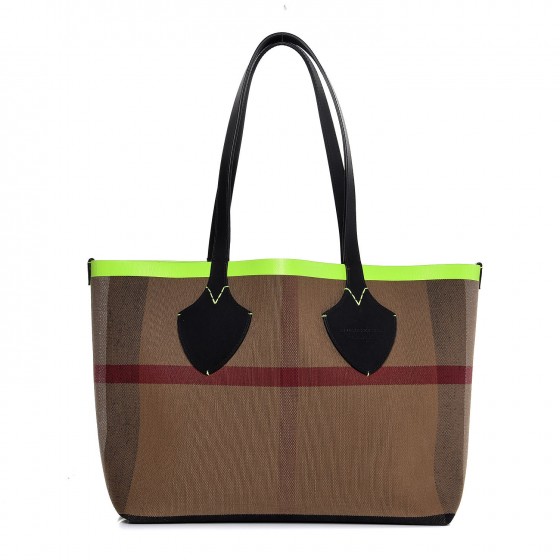 burberry neon tote