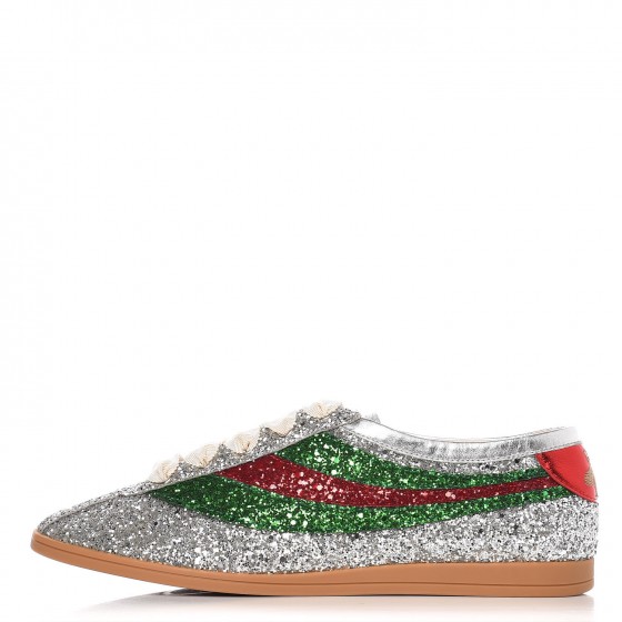 mens silver gucci sneakers