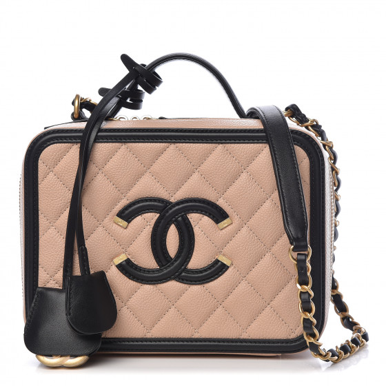 chanel filigree vanity case medium