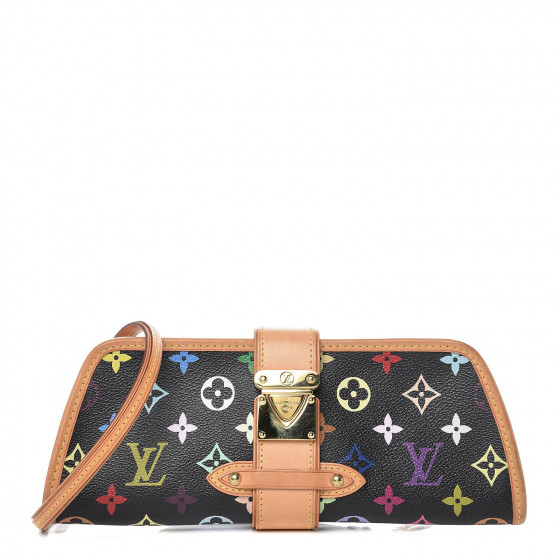 lv multicolor clutch