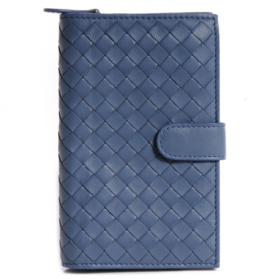 BOTTEGA VENETA Nappa Intrecciato Continental Wallet Krim 77213