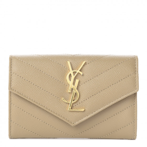 ysl envelope dark beige