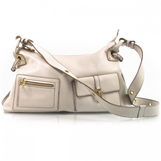 ferragamo white purse