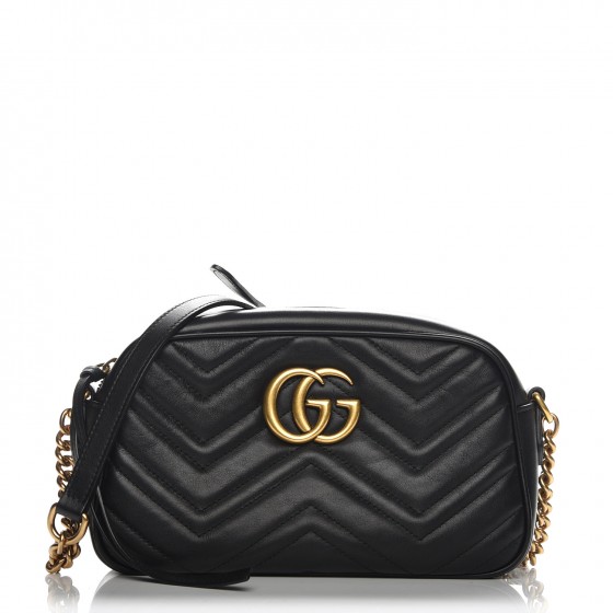 gucci marmont matelasse small black