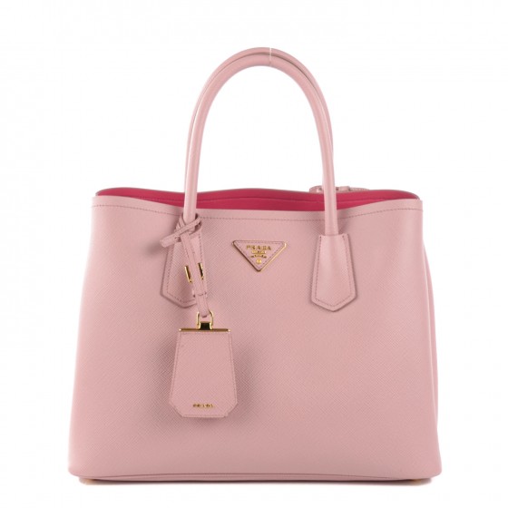 prada double bag pink