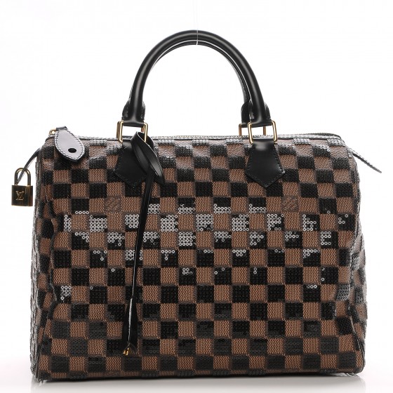 damier paillettes speedy 30