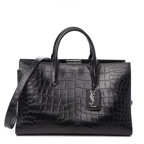 ysl crocodile tote