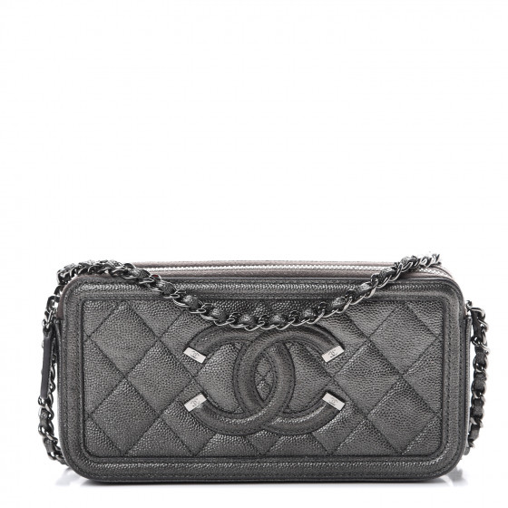 chanel filigree clutch