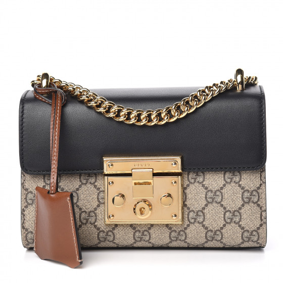 gucci small padlock gg supreme shoulder bag