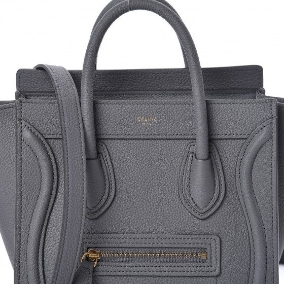 celine baby drummed calfskin nano luggage bag