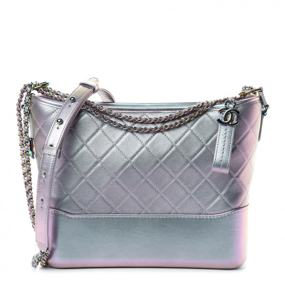 chanel iridescent lambskin quilted bag