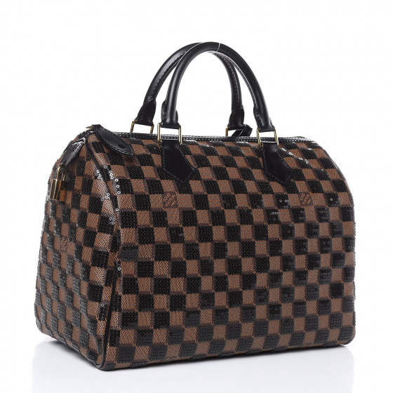 damier paillettes speedy 30