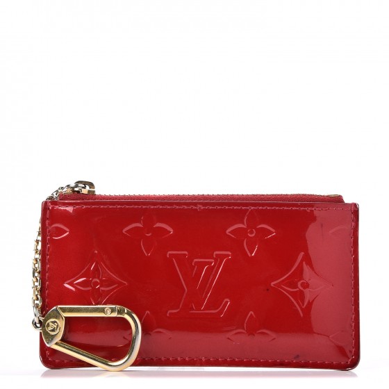Louis Vuitton Pomme D'amour Monogram Vernis Key Pouch Louis Vuitton