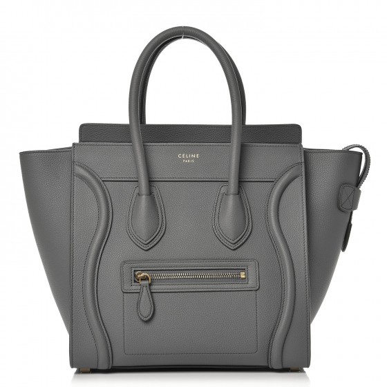 celine baby drummed calfskin nano luggage bag