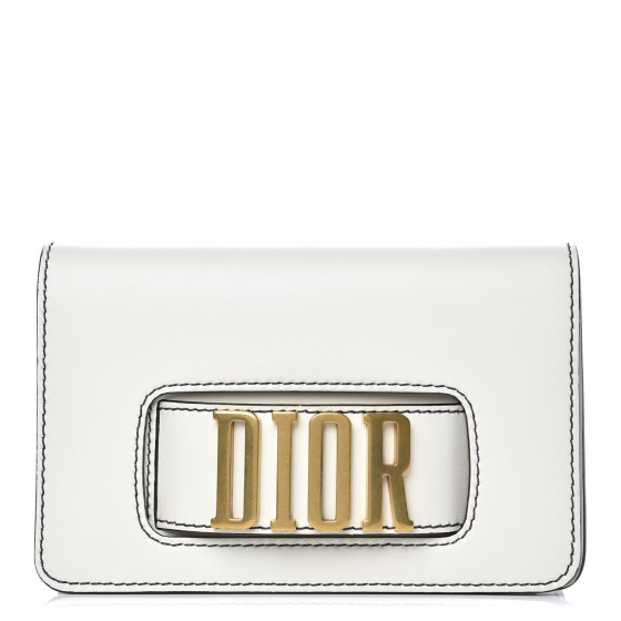 white dior clutch