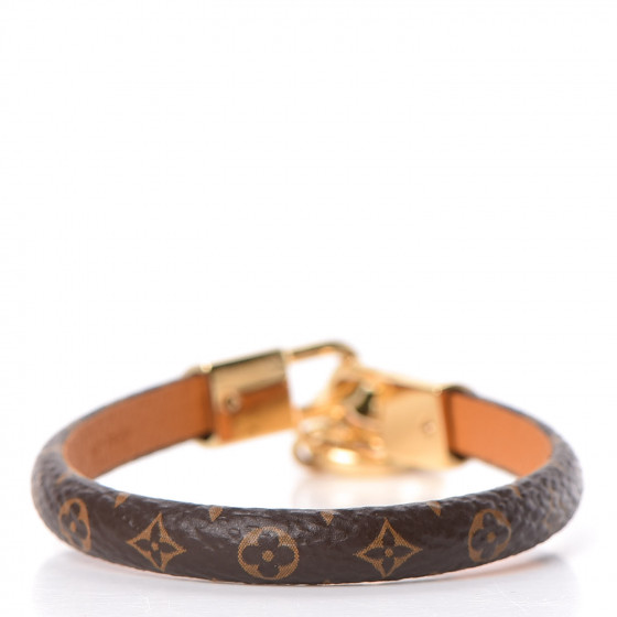 LOUIS VUITTON Monogram Crazy In Lock Bracelet 17 441501 | FASHIONPHILE