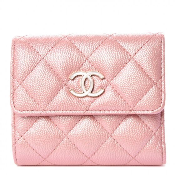 chanel wallet with pink inside