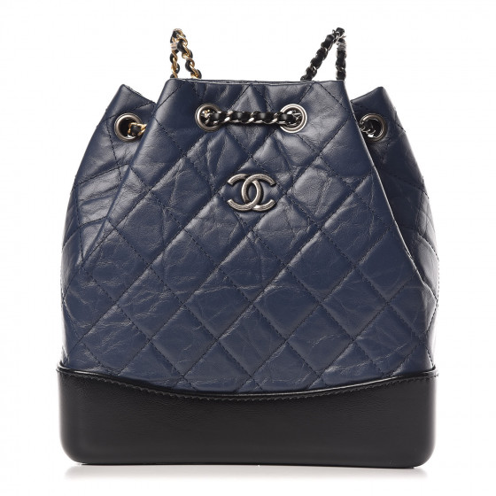 chanel gabrielle blue black