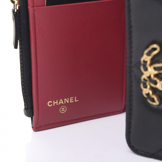 chanel classic small flap wallet lambskin