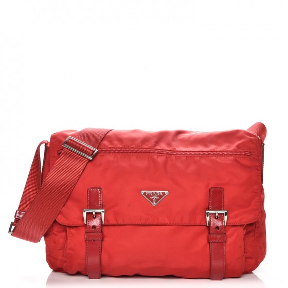 prada red shoulder bag