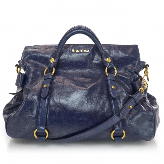 blue miu miu bag