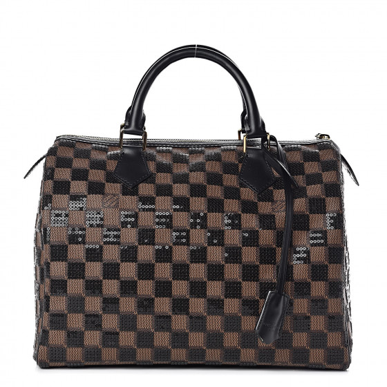 damier paillettes speedy 30