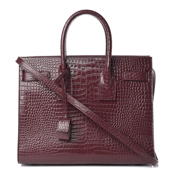 saint laurent sac de jour crocodile