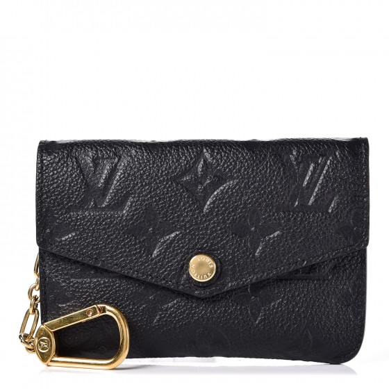 LOUIS VUITTON Empreinte Key Pouch Black 312847