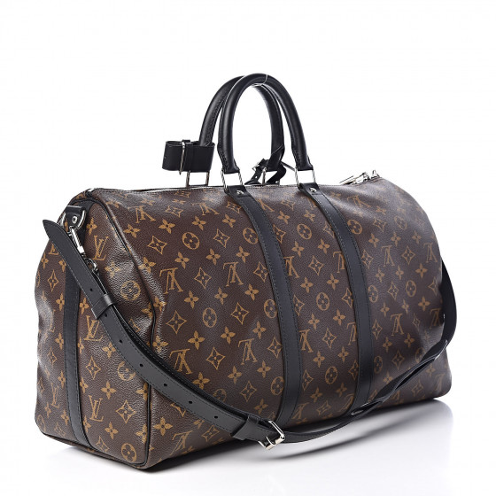 louis vuitton monogram macassar keepall bandouliere 45