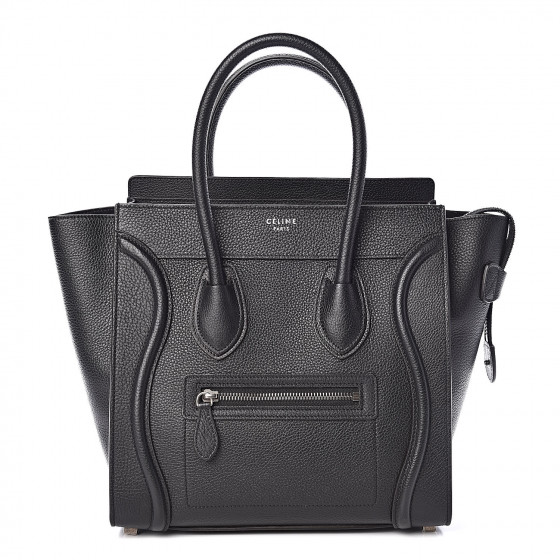 celine micro luggage drummed calfskin