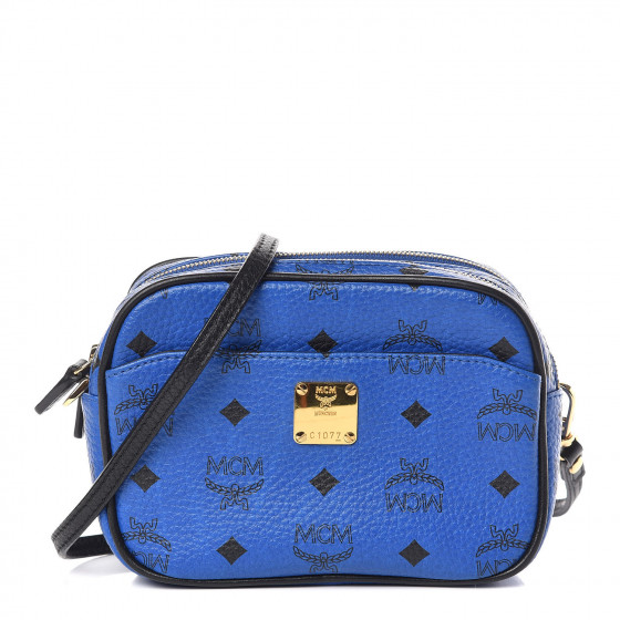 blue mcm crossbody