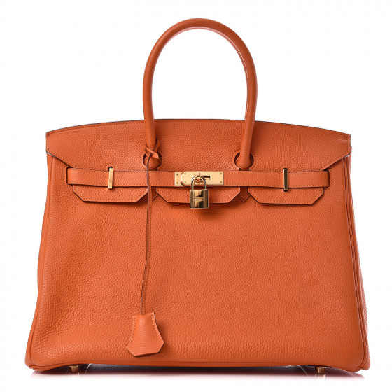 hermes birkin 35 orange togo