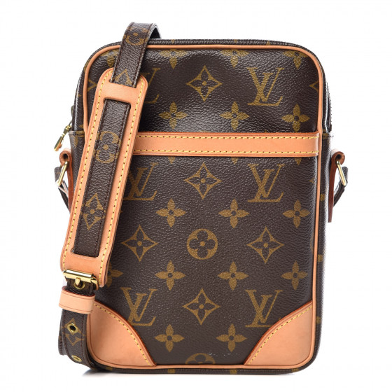 Authentic Louis Vuitton Monogram Danube Shoulder Cross Body Bag M45266 LV  Brown