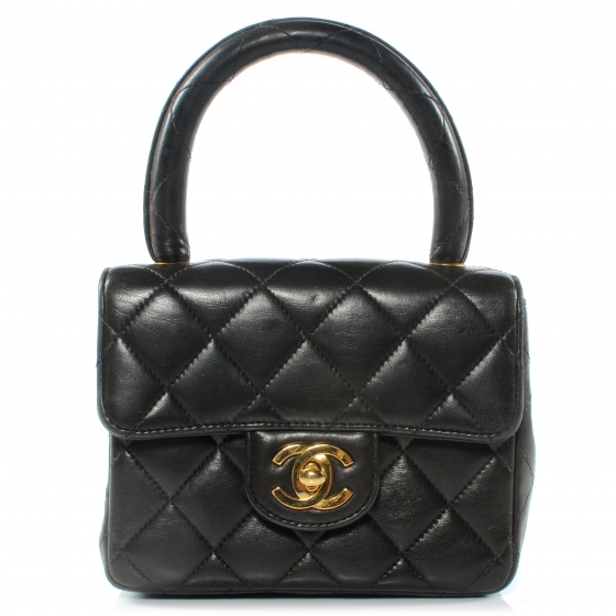 vintage lambskin mini kelly flap bag