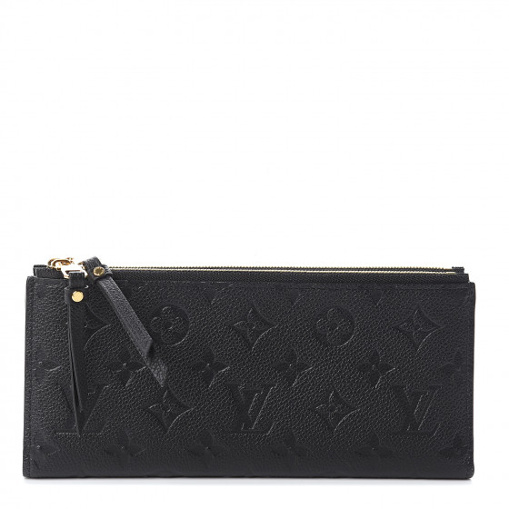 LOUIS VUITTON Empreinte Adele Wallet Black 566074