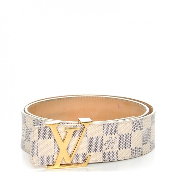 LOUIS VUITTON Women's LV Initiales 40 MM Damier 80/32 DAMIER AZUR