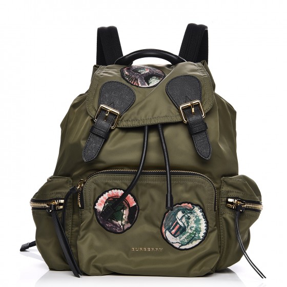 burberry rucksack green