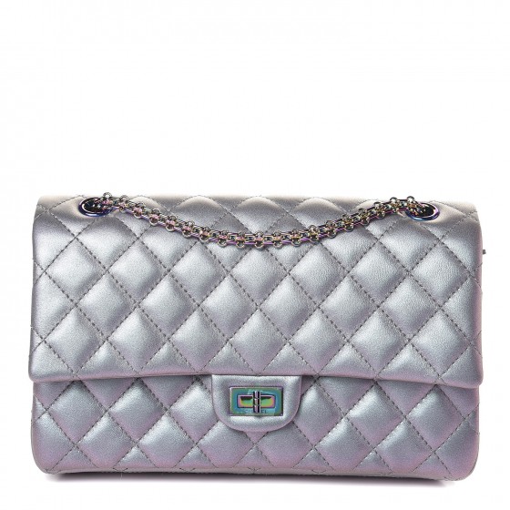 chanel iridescent lambskin quilted bag