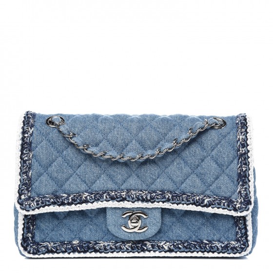 denim chanel clutch