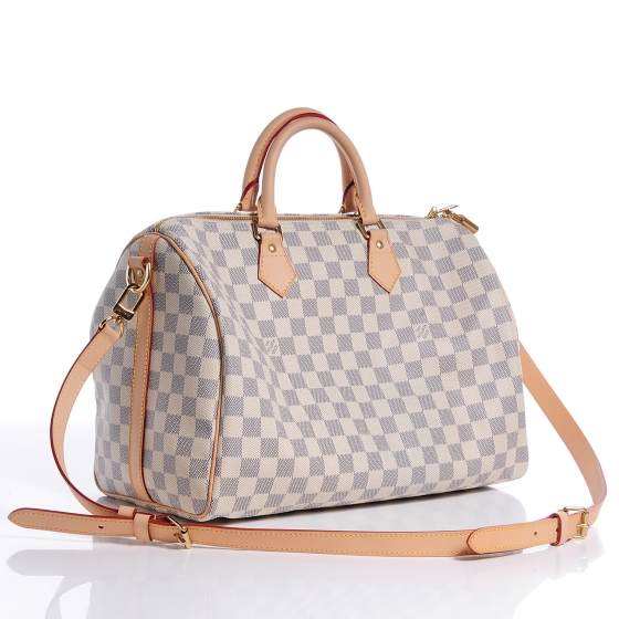 speedy bandouliere damier azur