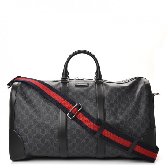 black gucci duffle bag