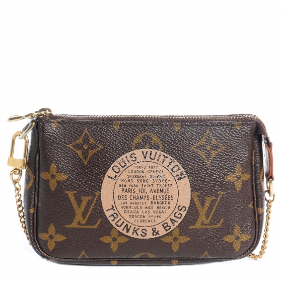 LOUIS VUITTON Monogram Trunks and Bags Mini Pochette 75209